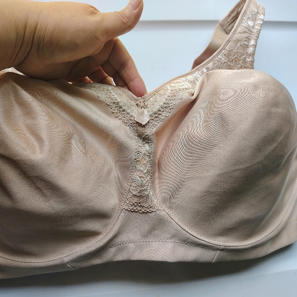 Glamorise MagicLift Seamless Wire-free everyday Bra - Cafe Nude Intimates sz 46G - Picture 15 of 17